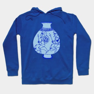 Greek pottery II: riding fishes Hoodie